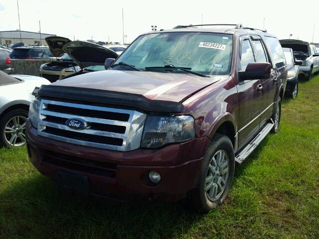 1FMJK1K57CEF16548 - 2012 FORD EXPEDITION MAROON photo 2