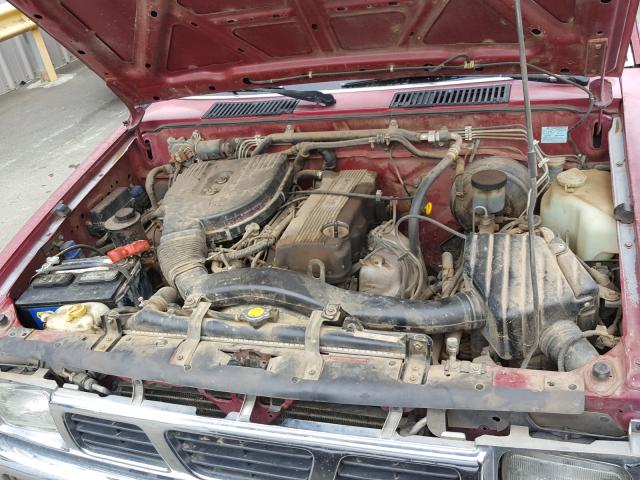 1N6SD11S8RC419774 - 1994 NISSAN TRUCK BASE RED photo 7