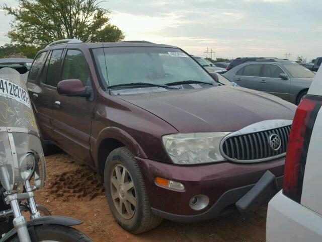 5GADT13S362276389 - 2006 BUICK RAINIER MAROON photo 1