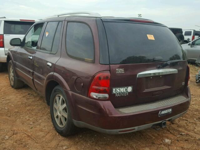 5GADT13S362276389 - 2006 BUICK RAINIER MAROON photo 3