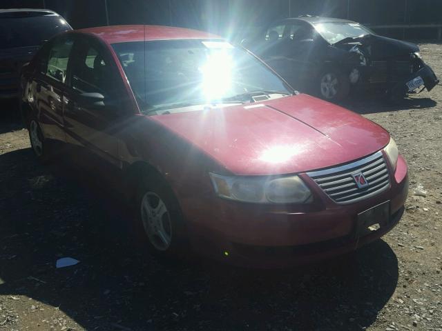 1G8AF52F05Z113168 - 2005 SATURN ION LEVEL RED photo 1