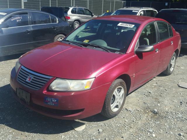 1G8AF52F05Z113168 - 2005 SATURN ION LEVEL RED photo 2