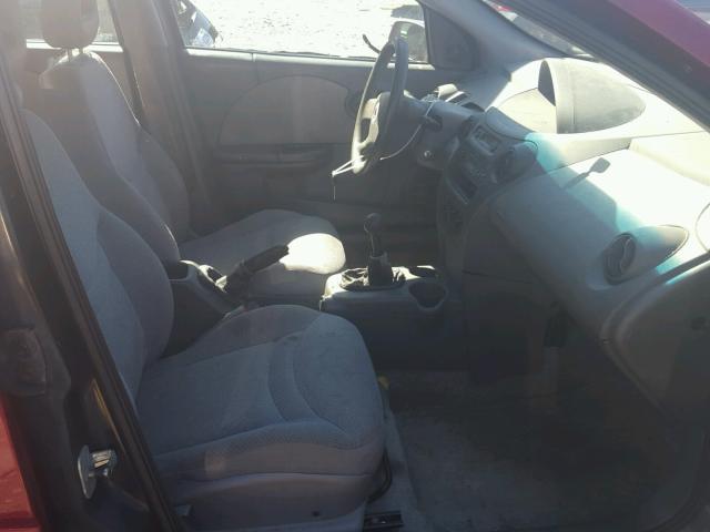 1G8AF52F05Z113168 - 2005 SATURN ION LEVEL RED photo 5