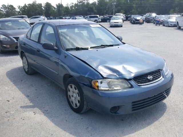 3N1CB51D31L448861 - 2001 NISSAN SENTRA BLUE photo 1