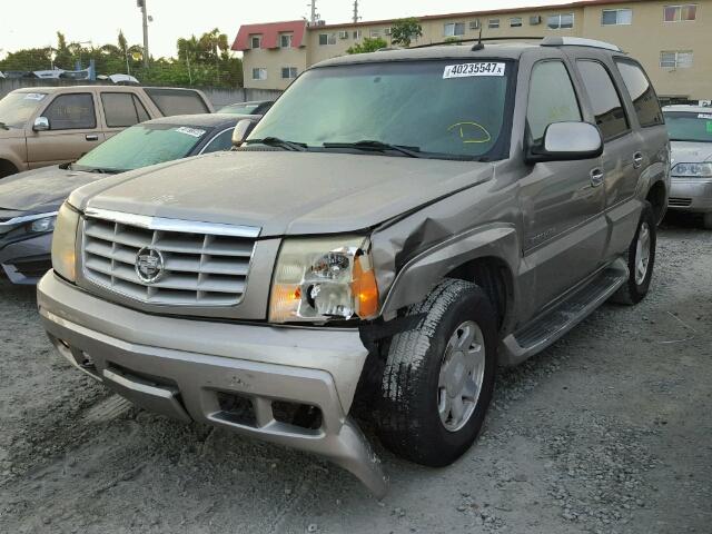 1GYEK63N33R127426 - 2003 CADILLAC ESCALADE GRAY photo 2