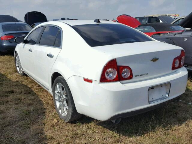 1G1ZG5E71CF106215 - 2012 CHEVROLET MALIBU WHITE photo 3