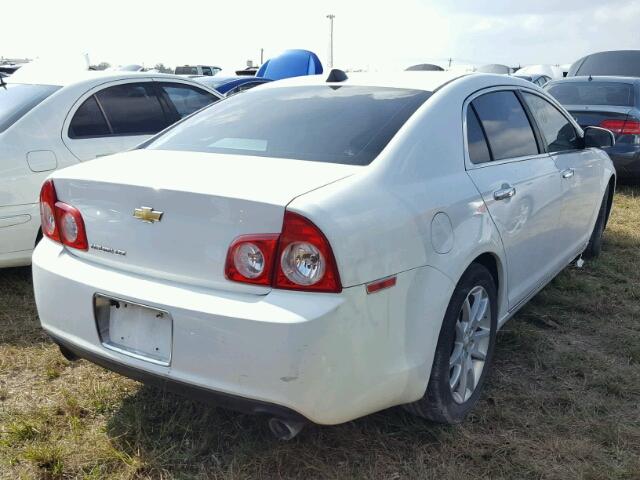 1G1ZG5E71CF106215 - 2012 CHEVROLET MALIBU WHITE photo 4