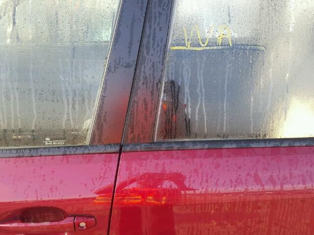 JF2SJABC8FH825332 - 2015 SUBARU FORESTER 2 RED photo 9