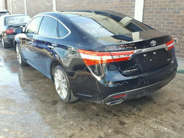 4T1BK1EB1EU129203 - 2014 TOYOTA AVALON BAS შავი ფოტო 3