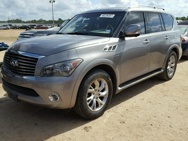 JN8AZ2NF2C9517503 - 2012 INFINITI QX56 SILVER photo 2