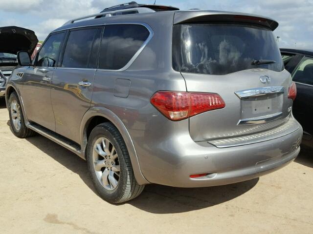 JN8AZ2NF2C9517503 - 2012 INFINITI QX56 SILVER photo 3