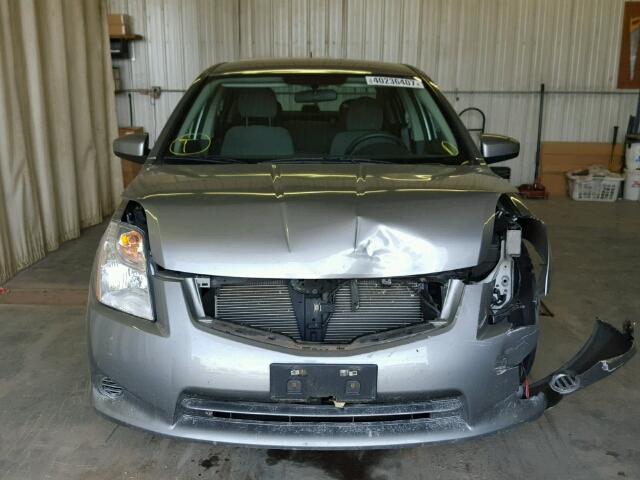 3N1AB6AP2AL666443 - 2010 NISSAN SENTRA/S/S SILVER photo 9