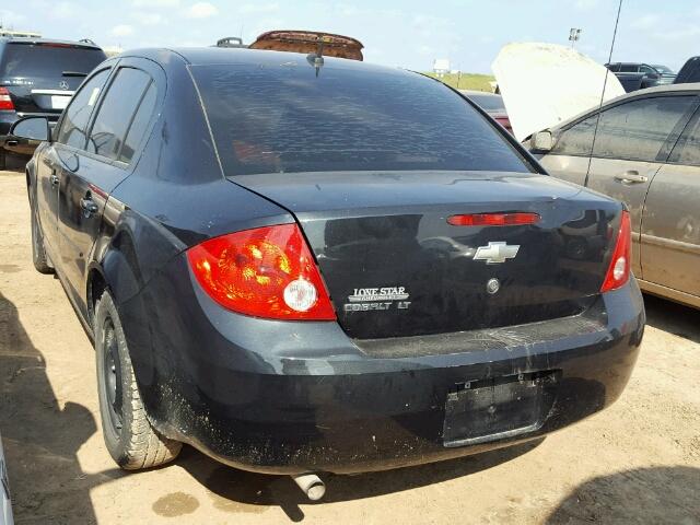 1G1AD5F53A7176020 - 2010 CHEVROLET COBALT BLACK photo 3