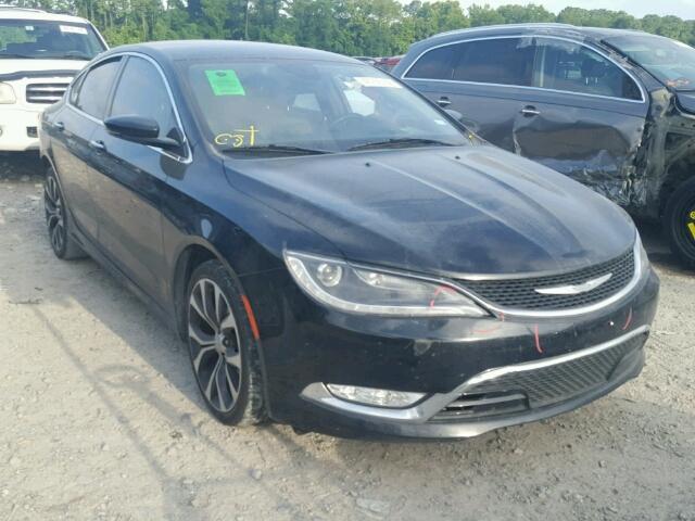 1C3CCCCG6FN526437 - 2015 CHRYSLER 200 C BLACK photo 1