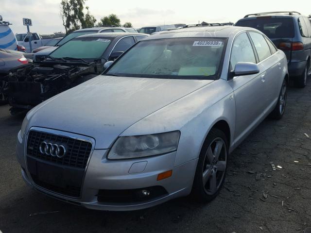 WAUDH74F28N099336 - 2008 AUDI A6 3.2 QUA SILVER photo 2