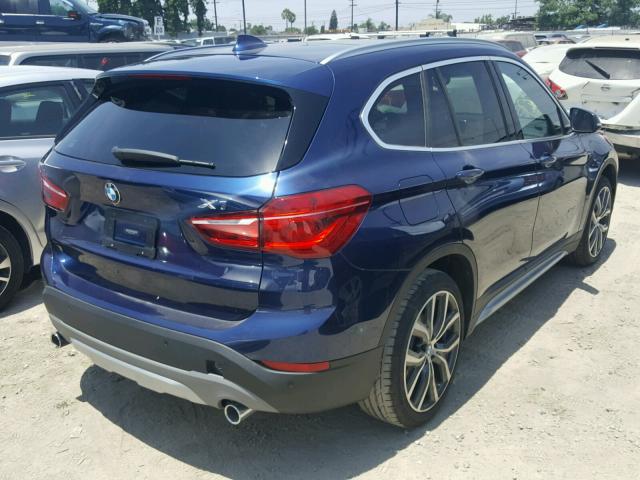 WBXHU7C31J5H40477 - 2018 BMW X1 SDRIVE2 BLUE photo 4