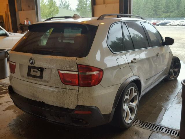 5UXFE83578L167899 - 2008 BMW X5 4.8I WHITE photo 4