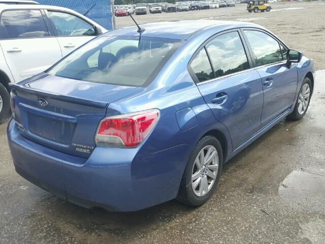 JF1GJAB65GH002296 - 2016 SUBARU IMPREZA BLUE photo 4