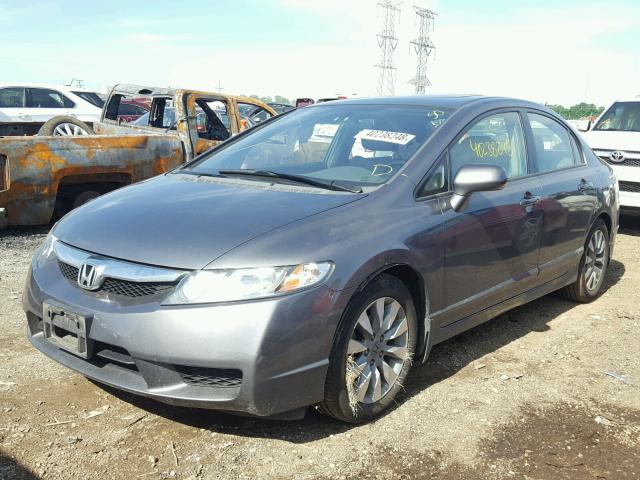 19XFA1F93AE003356 - 2010 HONDA CIVIC EXL 灰色 照片 2