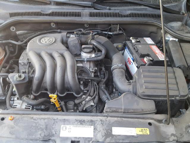 3VW2K7AJ2DM385404 - 2013 VOLKSWAGEN JETTA BASE Մոխրագույն լուսանկար 7