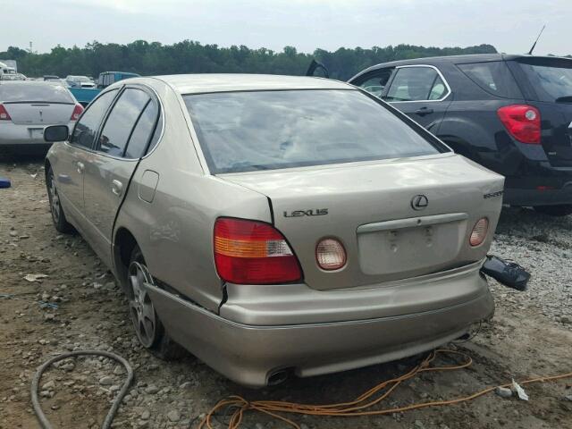 JT8BD68S5Y0104287 - 2000 LEXUS GS TAN photo 3