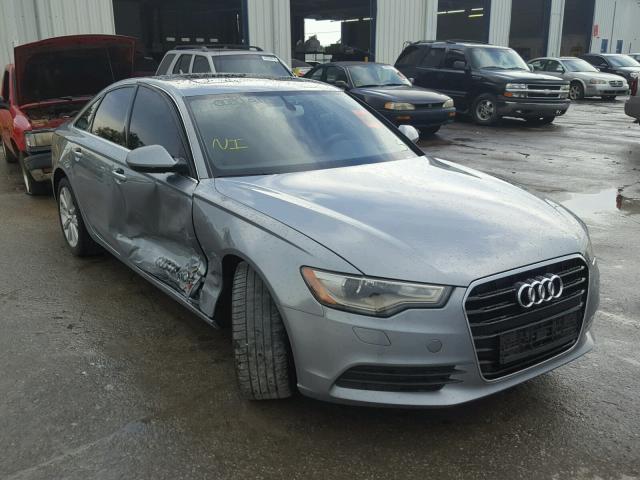 WAUDFAFC7DN077459 - 2013 AUDI A6 PREMIUM GRAY photo 1