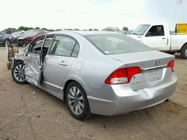 19XFA1F90BE018365 - 2011 HONDA CIVIC EXL 银色 照片 3