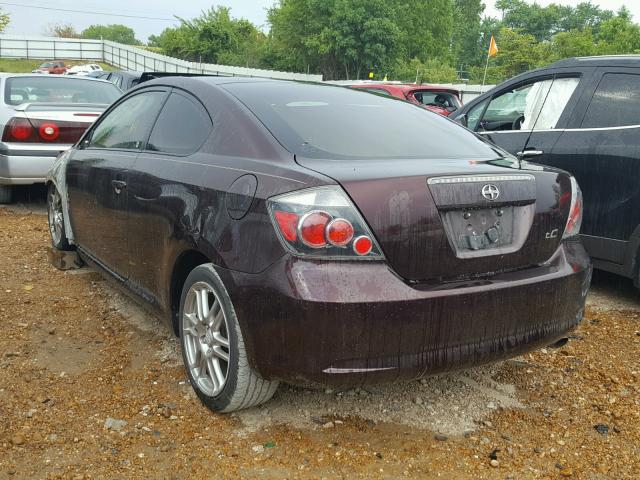 JTKDE167X80234762 - 2008 TOYOTA SCION TC 紫色 照片 3