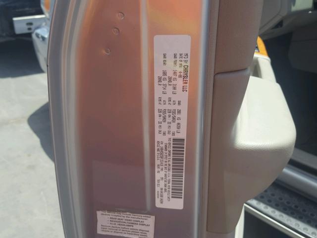 1A8HX58258F151418 - 2008 CHRYSLER ASPEN LIMI SILVER photo 10