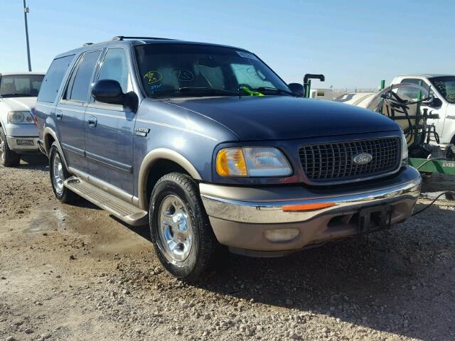 1FMRU17W42LA30272 - 2002 FORD EXPEDITION BLUE photo 1