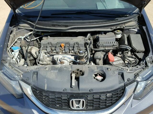 19XFB2F8XFE028904 - 2015 HONDA CIVIC CHARCOAL photo 7