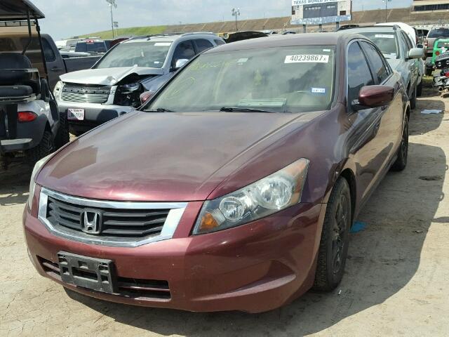 1HGCP264X9A170051 - 2009 HONDA ACCORD LXP MAROON photo 2