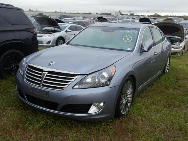 KMHGH4JH9EU080414 - 2014 HYUNDAI EQUUS GRAY photo 2