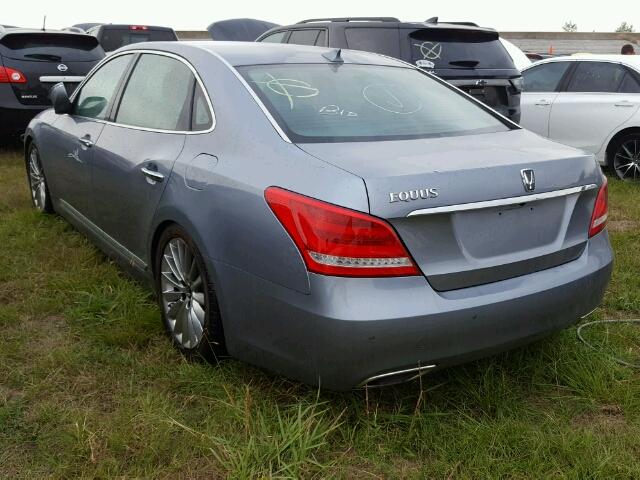 KMHGH4JH9EU080414 - 2014 HYUNDAI EQUUS GRAY photo 3