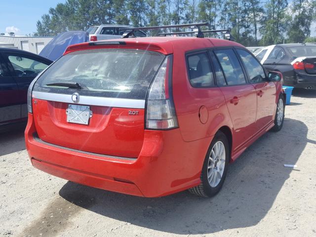 YS3FA5MY5A1617810 - 2010 SAAB 9-3 2.0T RED photo 4