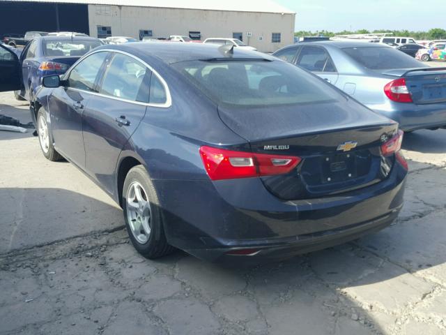 1G1ZB5ST7GF343121 - 2016 CHEVROLET MALIBU LS Mavi foto 3