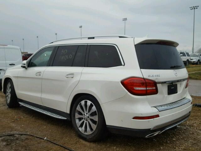 4JGDF6EE5HA740135 - 2017 MERCEDES-BENZ GLS WHITE photo 3