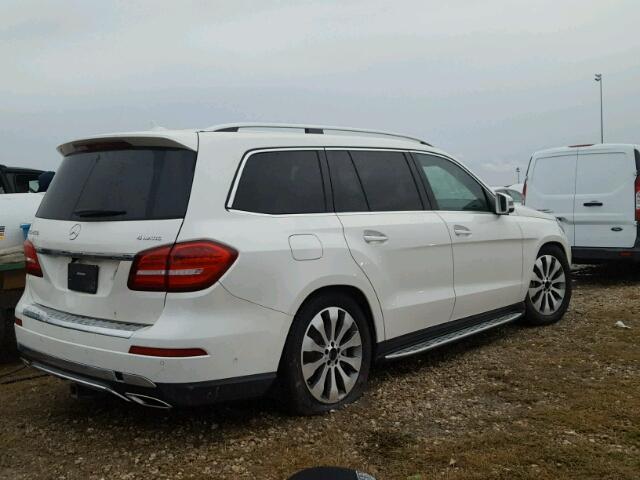 4JGDF6EE5HA740135 - 2017 MERCEDES-BENZ GLS WHITE photo 4