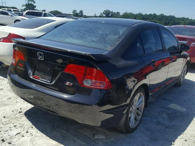 2HGFA55547H713788 - 2007 HONDA CIVIC SI BLACK photo 4