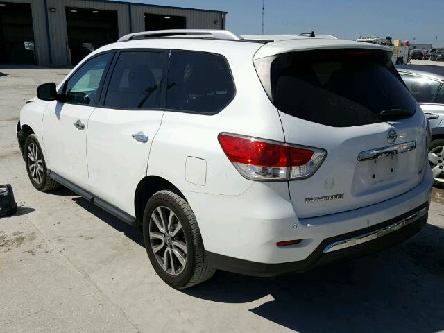 5N1AR2MN9DC679651 - 2013 NISSAN PATHFINDER WHITE photo 3