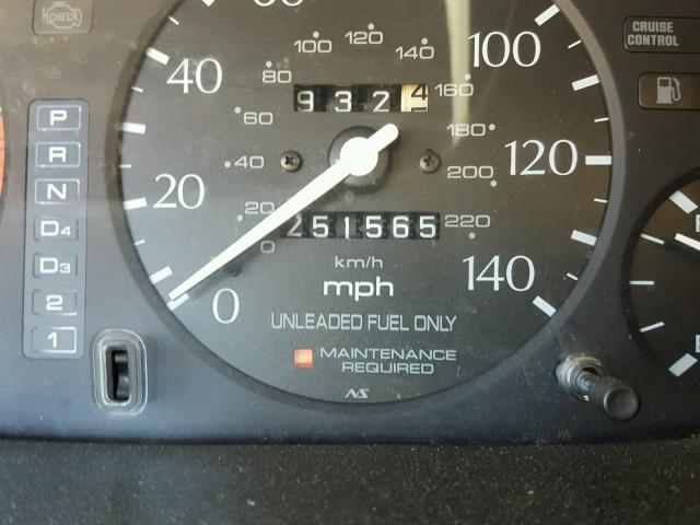 19UYA2258VL001098 - 1997 ACURA 3.0CL Սև լուսանկար 8