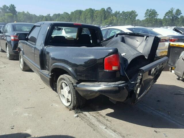 1GTCS19W3W8539890 - 1998 GMC SONOMA BLACK photo 3