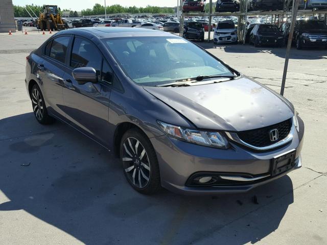 19XFB2F97EE043755 - 2014 HONDA CIVIC EXL 灰色 照片 1