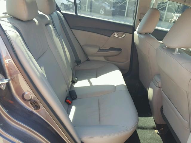 19XFB2F97EE043755 - 2014 HONDA CIVIC EXL 灰色 照片 6