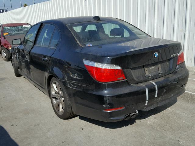 WBANW13538CZ78047 - 2008 BMW 535 I BLACK photo 3