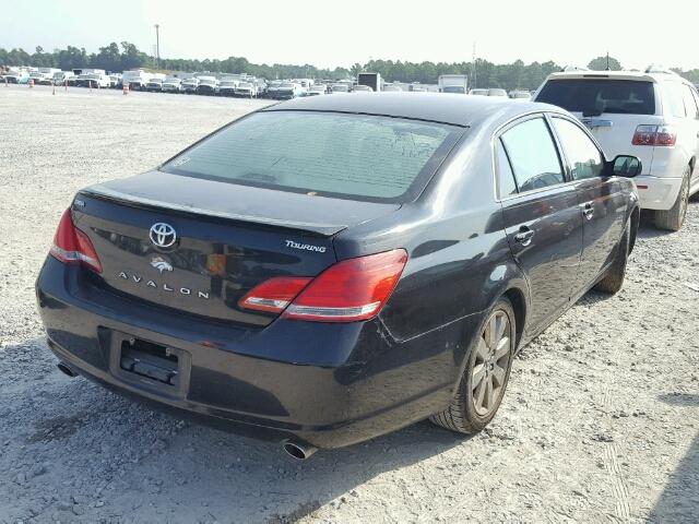 4T1BK36B65U006393 - 2005 TOYOTA AVALON BLACK photo 4