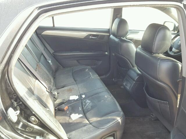 4T1BK36B65U006393 - 2005 TOYOTA AVALON BLACK photo 6