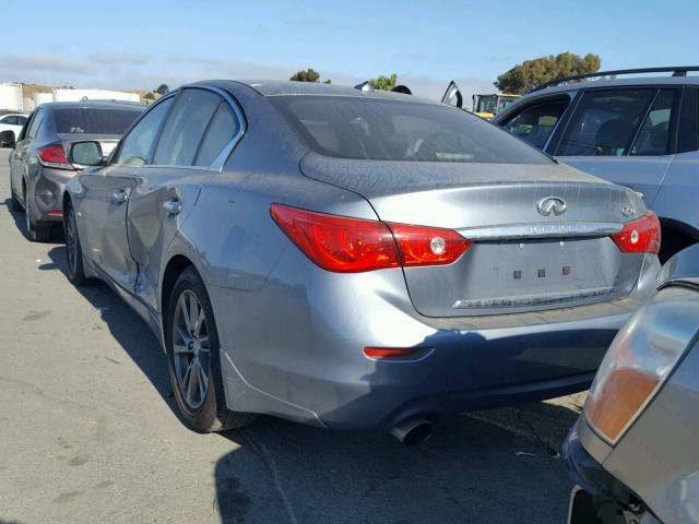 JN1EV7AP6HM739490 - 2017 INFINITI Q50 PREMIU SILVER photo 3