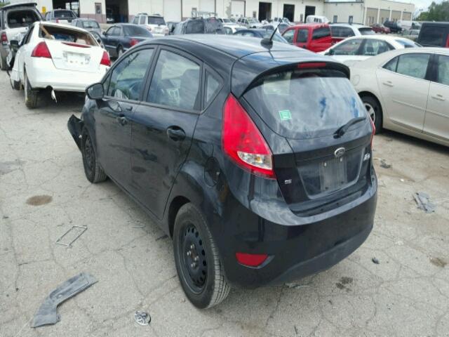 3FADP4EJ2CM220947 - 2012 FORD FIESTA BLACK photo 3