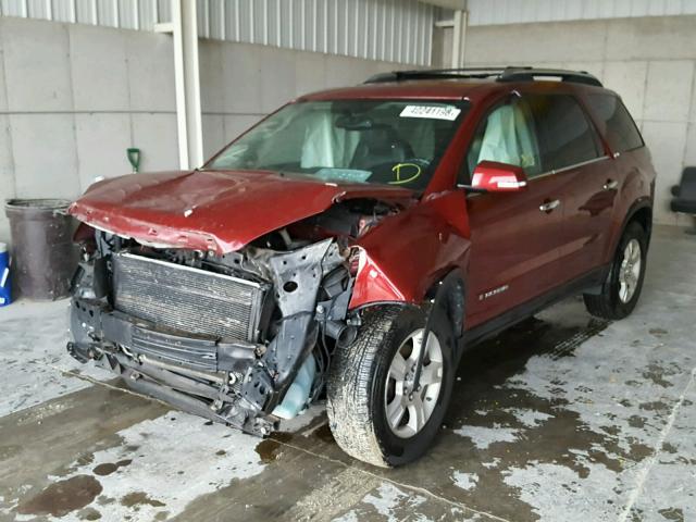 1GKER237X8J173616 - 2008 GMC ACADIA SLT წითელი ფოტო 2